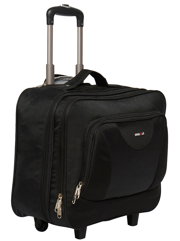 Polyester Black Softsided Cabin Luggage | BagsRUs